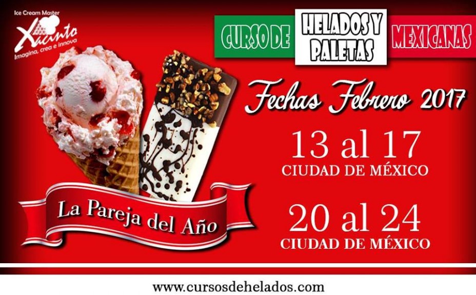 Cursos de Helados y Paletas Mexicanas, curso completo de heladería y paleteria Mexicana, 13, 14, 15, 16 y 17 de Febrero 2017 y 20, 21, 22, 23 y 24 Febrero 2017, Texcoco México
